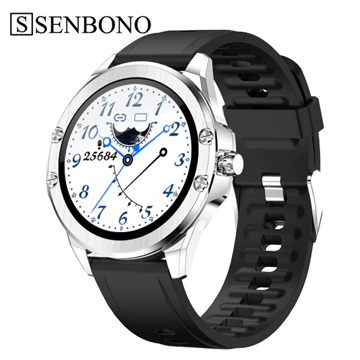 სმარტ საათი SENBONO 2020 S11 Silver Smart Watch Fitness Tracker support Multi-dial Calls reminder 