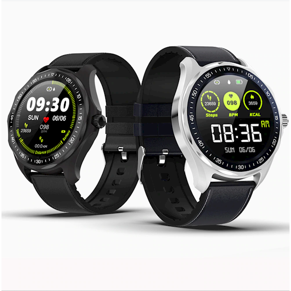 სმარტ საათი SENBONO S09 black IP68 Waterproof Smart Watch Heart Rate Blood Pressure Monitor GPS Map