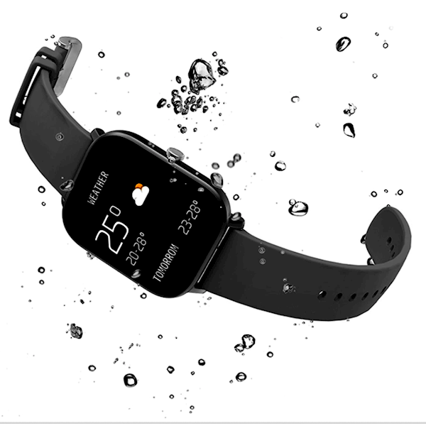 სმარტ საათი SENBONO P8 black IP67 Smart Watch Wristband Sport Clock Heart Rate Monitor Sleep tracker for phone