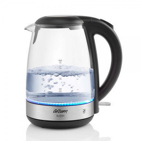 ARZUM AR3071, 2200W, 1.7L, Electric Kettle, Transparent