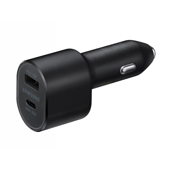 მანქანის USB დამტენი Samsung EP-L5300XBEGRU Car Fast Charger Dual Port 45W Black