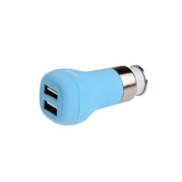 მანქანის მულტიფუნქციური დამტენი REMAX RCC207 Flinc 2 USB Blue