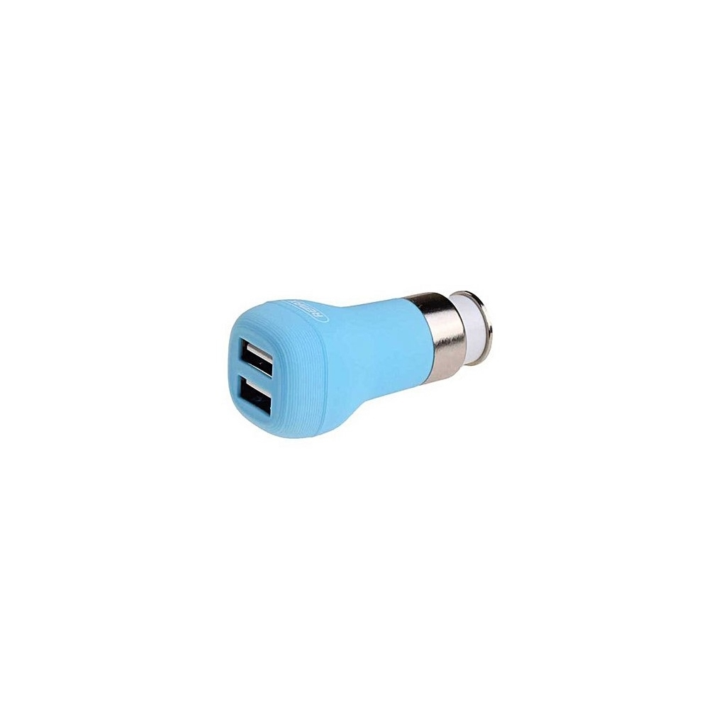 მანქანის მულტიფუნქციური დამტენი REMAX RCC207 Flinc 2 USB Blue