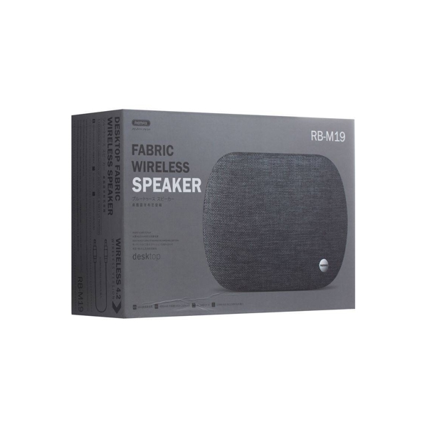 უსადენო დინამიკი Remax Desktop fabric Bluetooth Speaker RB-M19 black