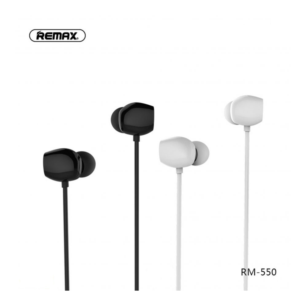ყურსასმენი REMAX Wired Music Earphone RM-550 black