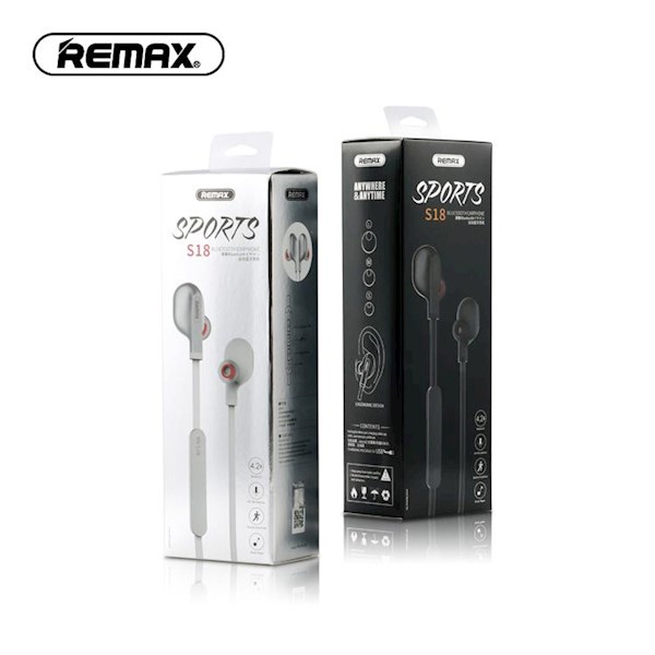 ყურსასმენი Remax Sports Bluetooth Earphone RB-S18 white