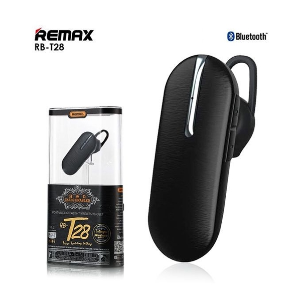 ყურსასმენი REMAX Portable Light Weight Wireless Headset RB-T28 black