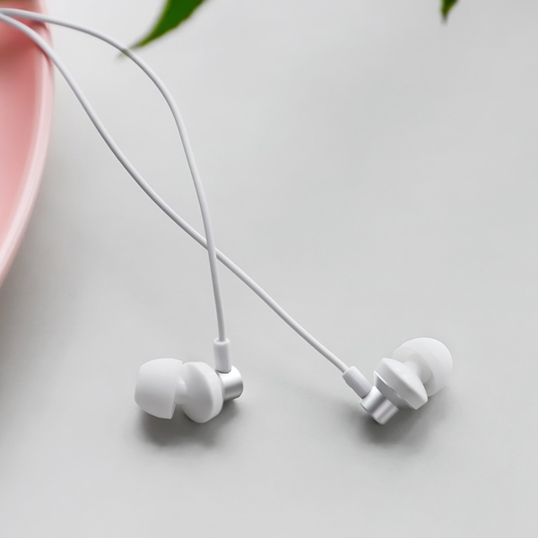 ყურსასმენი BOROFONE BM35 Farsighted universal earphones with mic silver