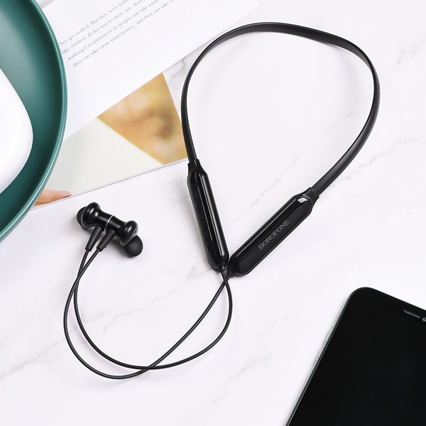 ყურსასმენი BOROFONE BE29 Joyous sports wireless earphones black