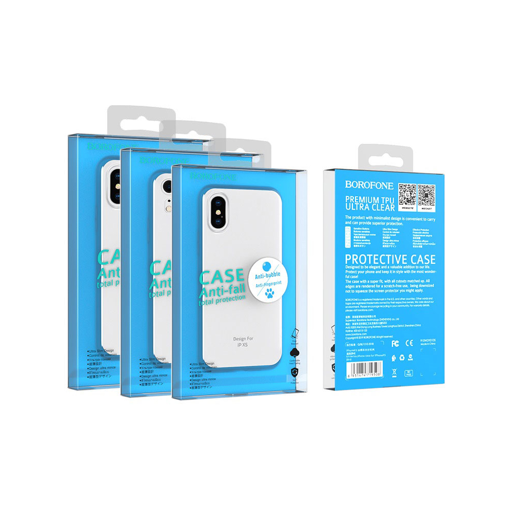 მობილურის ქეისი BOROFONE Ice series phone case for iPhoneXR (BI4)