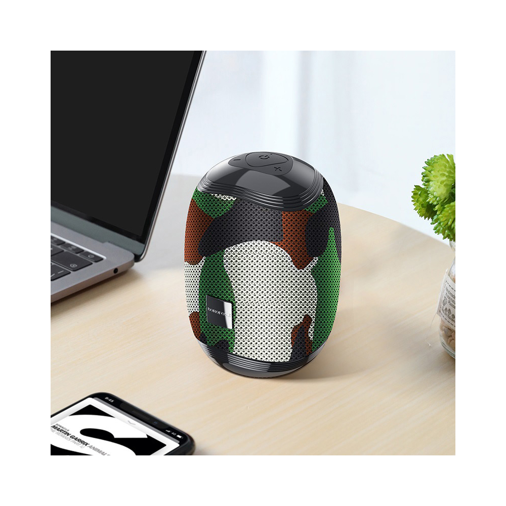 დინამიკი BOROFONE BR6 Miraculous sports wireless speaker Camouflage green