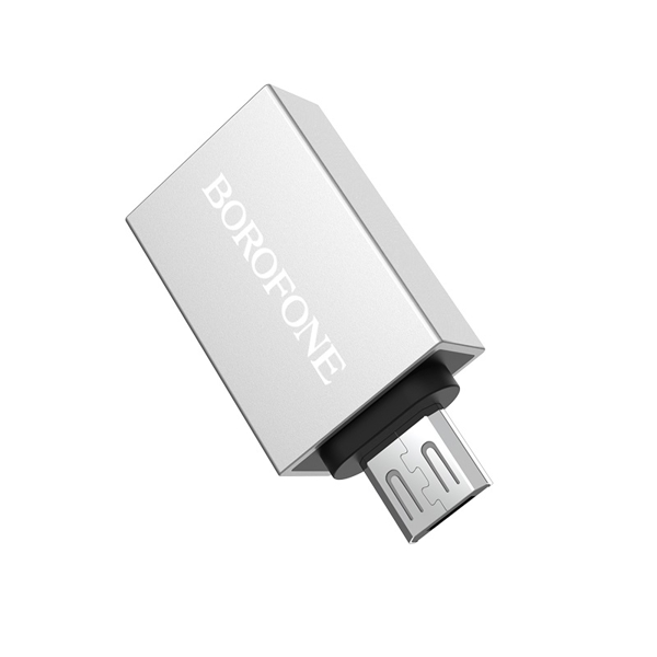 ადაპტერი  BOROFONE USB-A to Micro-USB BV2