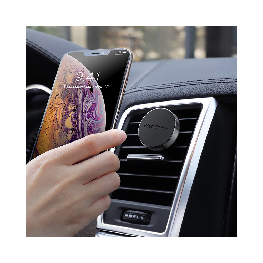 ტელეფონის დამჭერი BOROFONE BH8 Air outlet magnetic in-car holder