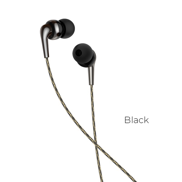 ყურსასმენი HOCO M71 Inspiring universal earphones with mic Black