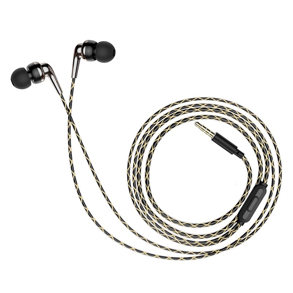 ყურსასმენი HOCO M71 Inspiring universal earphones with mic Black