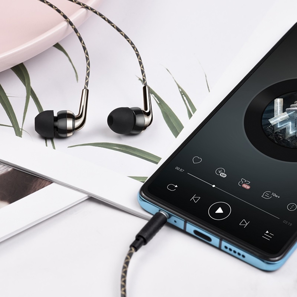 ყურსასმენი HOCO M71 Inspiring universal earphones with mic Black