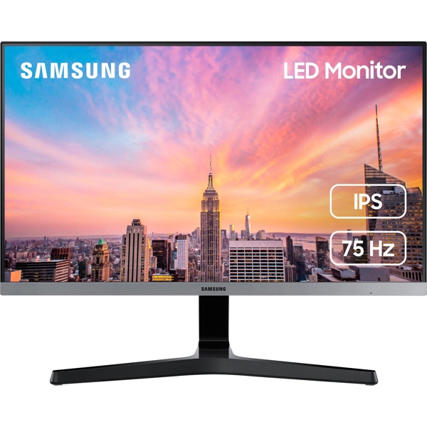 მონიტორი SAMSUNG LS24R350FHIXCI 23.8" FHD, 75GHz, Dark Silver