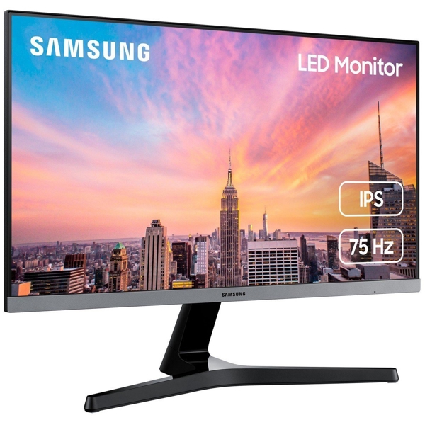 მონიტორი SAMSUNG LS24R350FHIXCI 23.8" FHD, 75GHz, Dark Silver