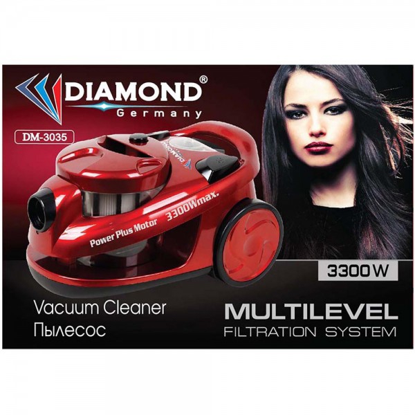 მტვერსასრუტი DIAMOND DM-3035 BLACK