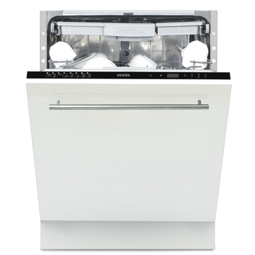 Vestel DF585B, A+++, 44Db, Built-In Dishwasher, White