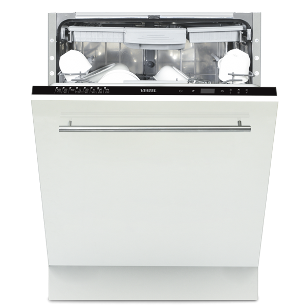 Vestel DF585B, A+++, 44Db, Built-In Dishwasher, White