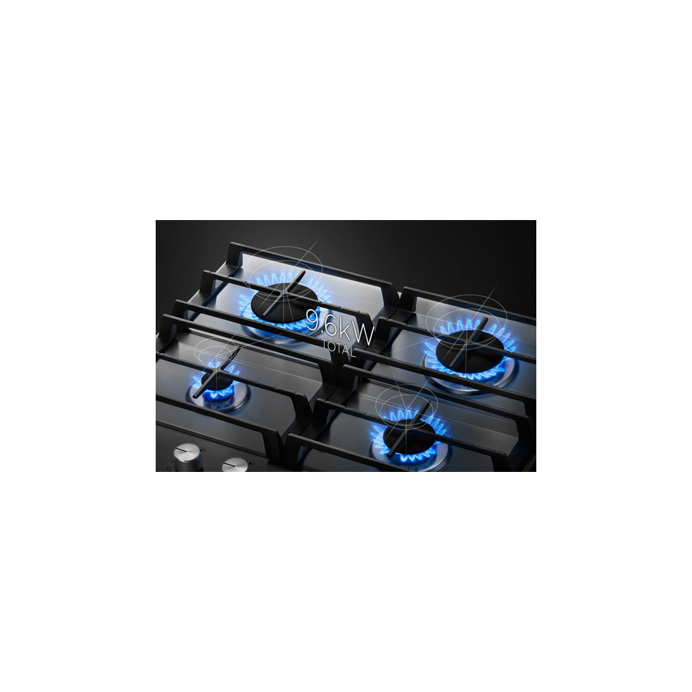 ჩასაშენებელი გაზის ქურის ზედაპირი SAMSUNG NA64H3010AS/WT, Built-in Gas Cooktop, Silver