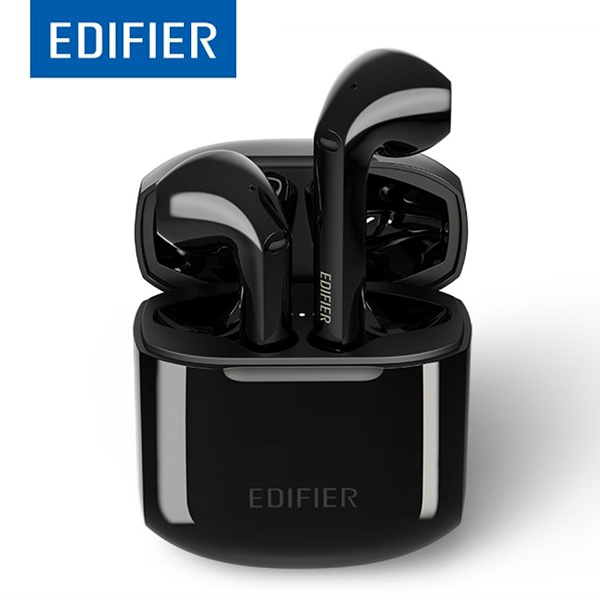 უკაბელო ყურსასმენი Edifier TWS200 TWS Wireless Earbuds Bluetooh 5.0 aptX Codec with Dual Microphone Noise Cancellation black