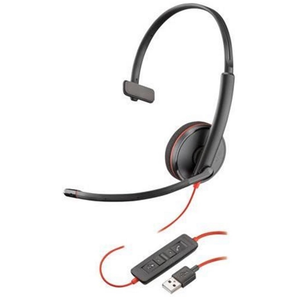 ყურსასმენი Plantronics USB Headset BLACKWIRE C3210 USB-A