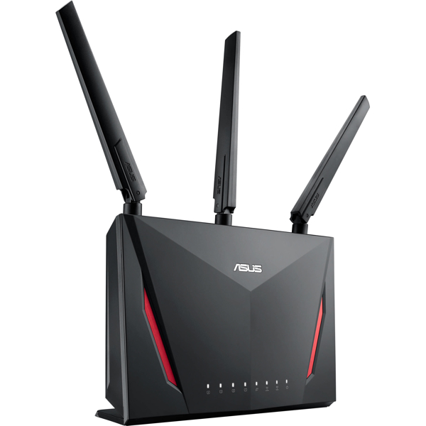 როუტერი Router ASUS RT-AC86U AC2900 4xGE LAN 1xGE WAN 1xUSB3.0 1xUSB2.0 MU-MIMO Beamforming AiMesh