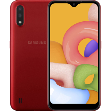 მობილური ტელეფონი Samsung A015F Galaxy A01 (2GB/16GB) Dual Sim LTE Red