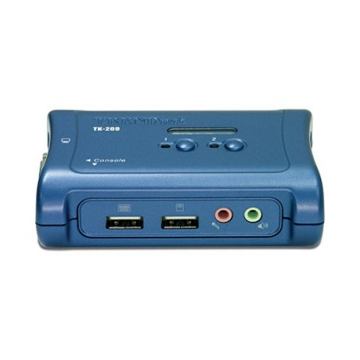 სვიჩი TRENDnet TK-209K 2-Port USB KVM Switch Kit w/ Audio