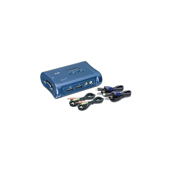 სვიჩი TRENDnet TK-209K 2-Port USB KVM Switch Kit w/ Audio