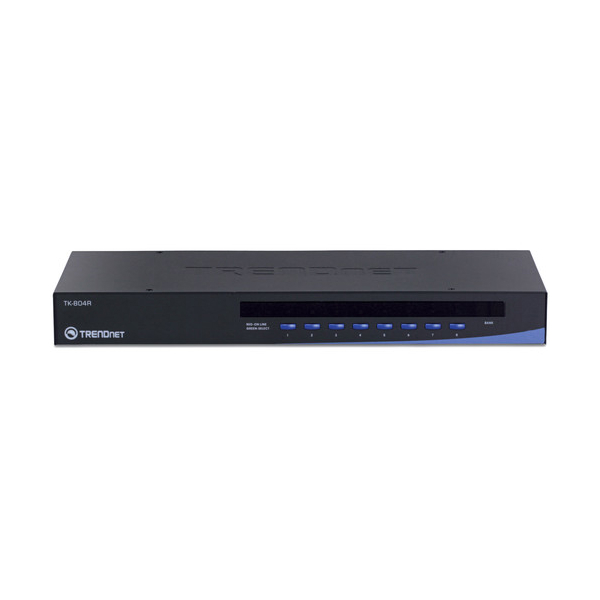 სვიჩი TRENDnet TK-804R 8-Port Stackable Rack Mount KVM Switch with OSD