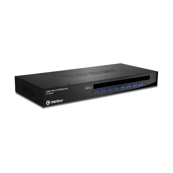 სვიჩი TRENDnet TK-1603R 16-Port Rack Mount USB KVM Switch