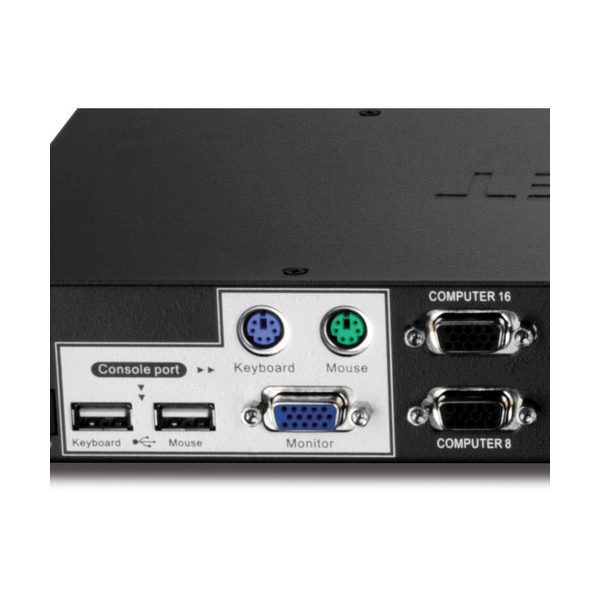 სვიჩი TRENDnet TK-1603R 16-Port Rack Mount USB KVM Switch