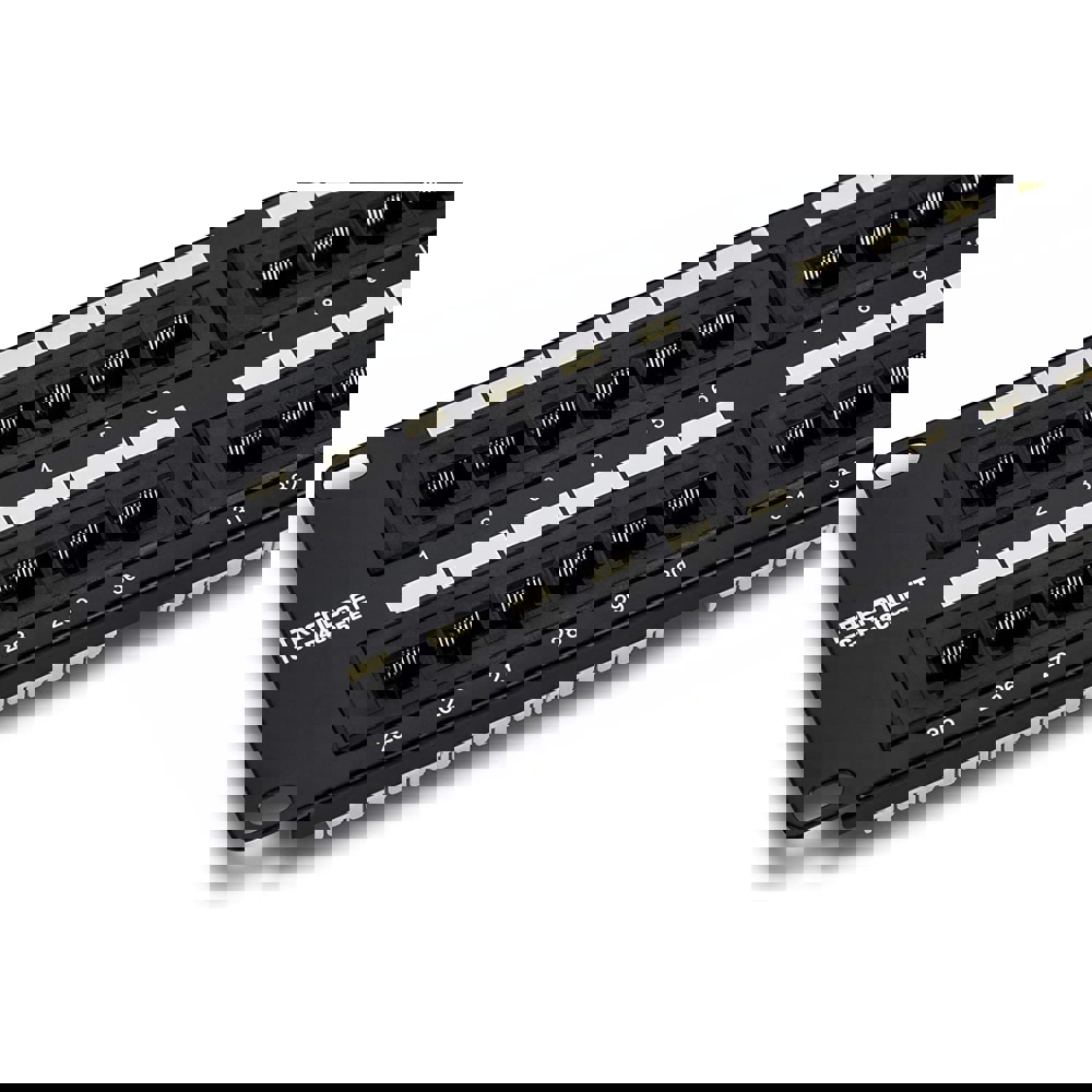 საკომუნიკაციო პანელი TRENDnet TC-P48C5E 48-port Cat5/5e Unshielded Patch Panel