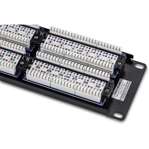 საკომუნიკაციო პანელი TRENDnet TC-P48C5E 48-port Cat5/5e Unshielded Patch Panel