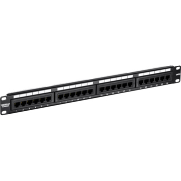 საკომუნიკაციო პანელი TRENDnet TC-P24C6 24-Port Cat 6 Unshielded Patch Panel