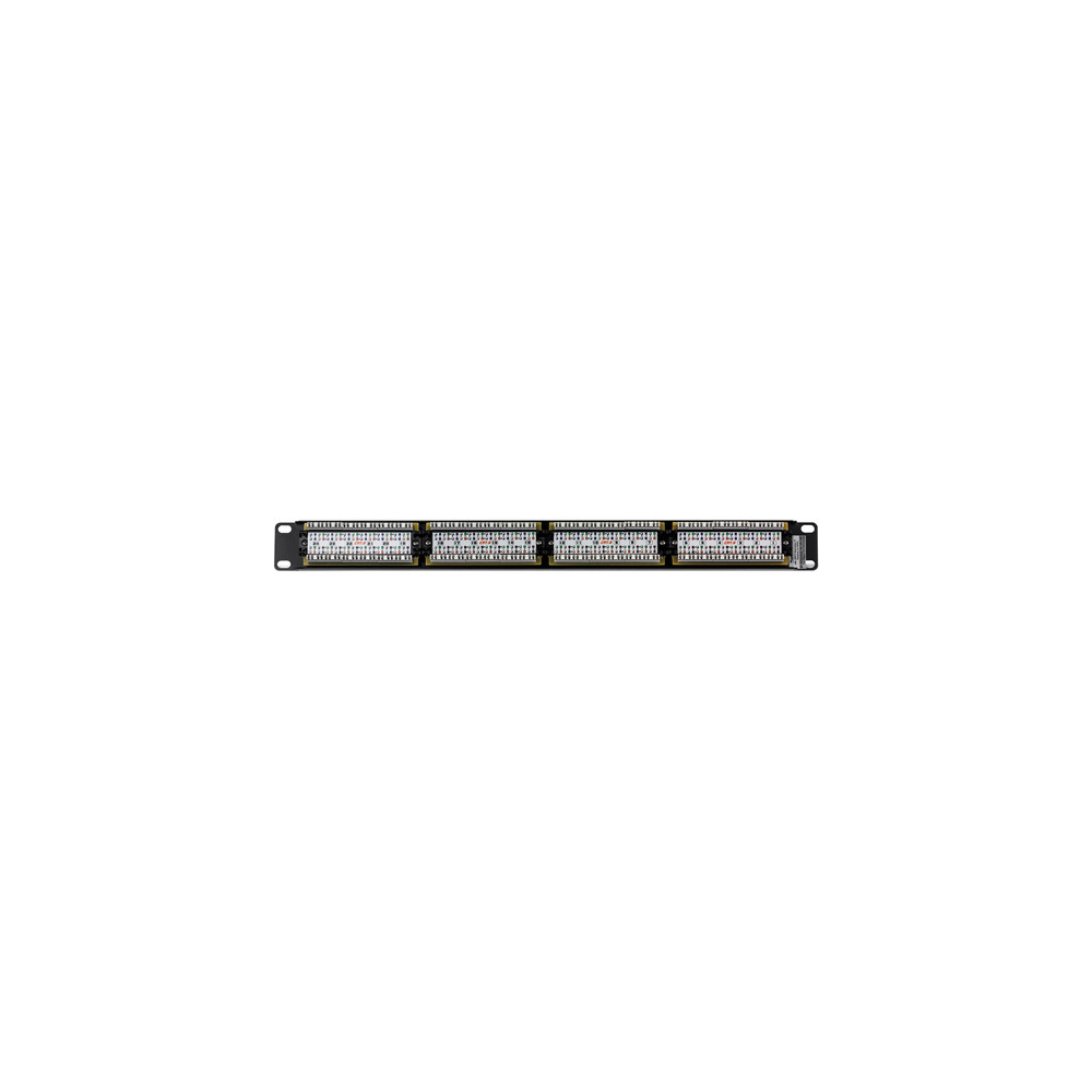 საკომუნიკაციო პანელი TRENDnet TC-P24C6 24-Port Cat 6 Unshielded Patch Panel