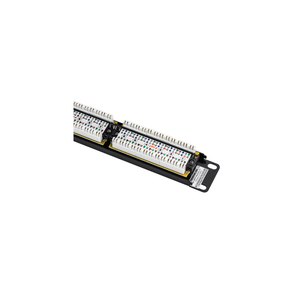 საკომუნიკაციო პანელი TRENDnet TC-P24C6 24-Port Cat 6 Unshielded Patch Panel