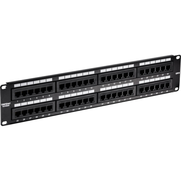 საკომუნიკაციო პანელი TRENDnet TC-P48C6 48-Port Cat 6 Unshielded Patch Panel