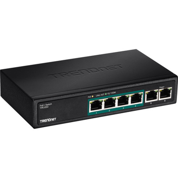 სვიჩი TRENDnet TPE-S50 6-Port Fast Ethernet PoE Switch