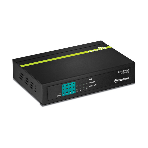 სვიჩი TRENDnet TPE-TG44G 8-Port Gigabit GREENnet PoE+ Switch