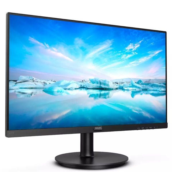 მონიტორი Philips 221V8/01, 21.5", Monitor, FHD, VA, HDMI, VGA, Black