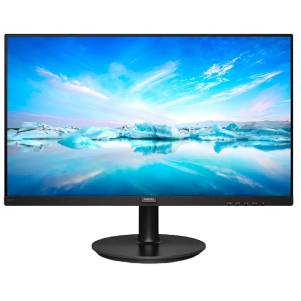 მონიტორი Philips 221V8/01, 21.5", Monitor, FHD, VA, HDMI, VGA, Black