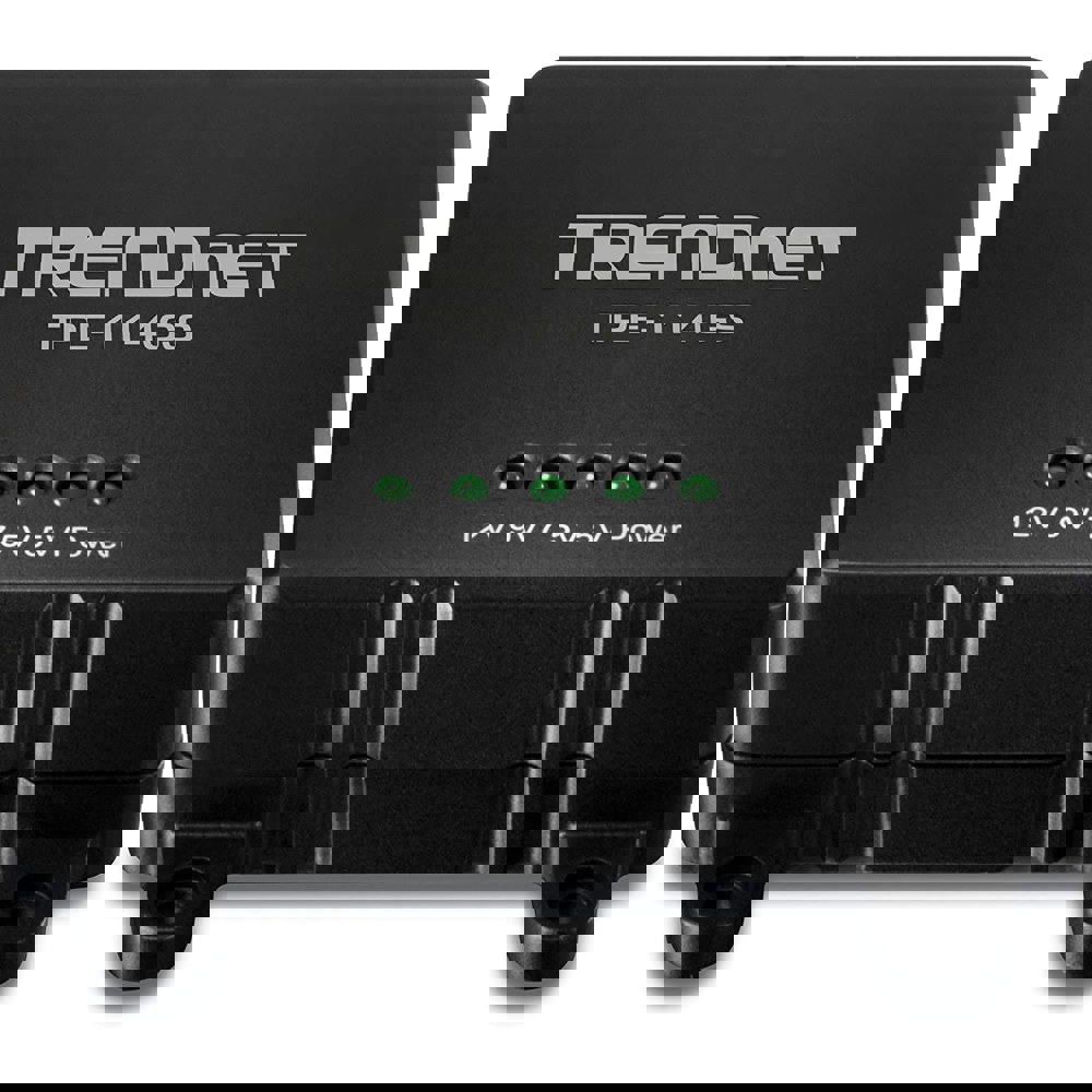 სპლიტერი TRENDnet TPE-114GS Gigabit Power over Ethernet PoE Splitter Black