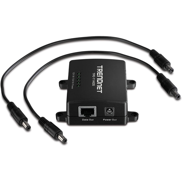 სპლიტერი TRENDnet TPE-114GS Gigabit Power over Ethernet PoE Splitter Black