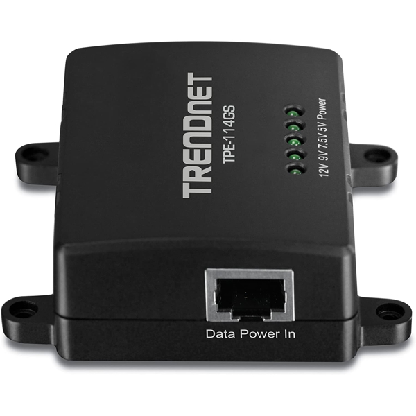 სპლიტერი TRENDnet TPE-114GS Gigabit Power over Ethernet PoE Splitter Black