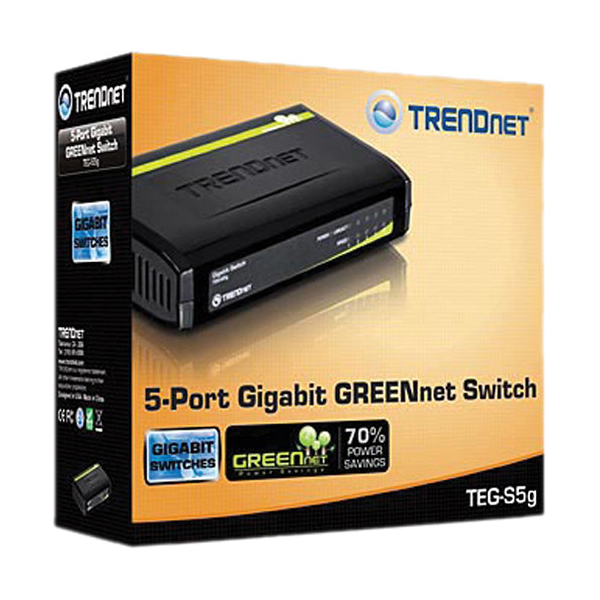 სვიჩი TRENDnet TEG-S5G 5-Port Gigabit GREENnet Switch