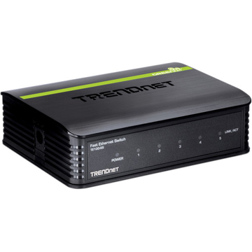 სვიჩი TRENDnet TE100-S5 5-Port 10/100 Mbps Fast Ethernet Switch